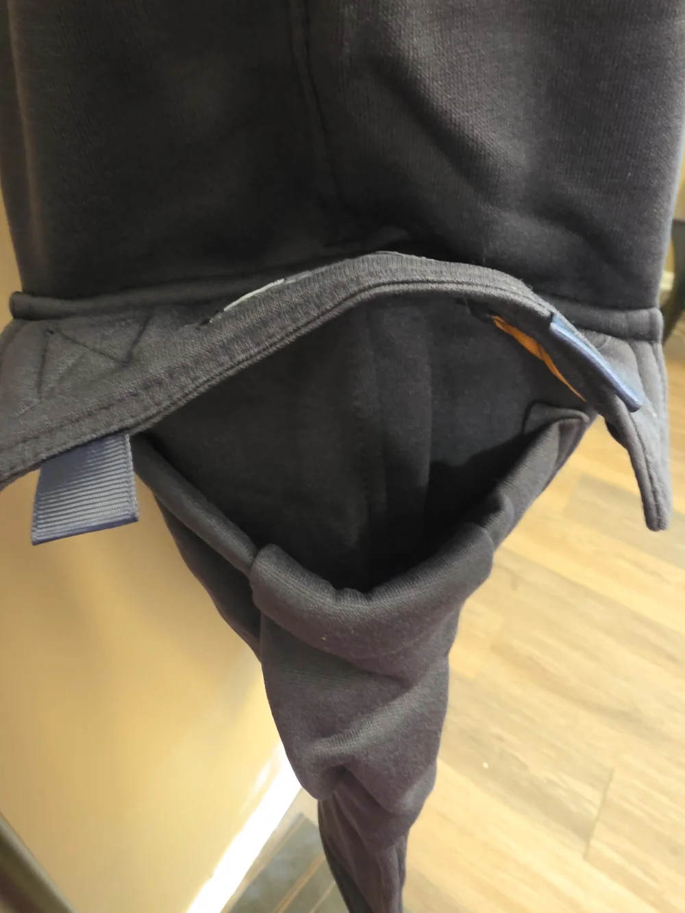 Men's Black Cargo Jogger Pants - Comfort Fit Size XL